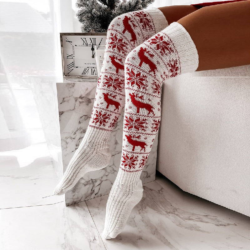 Chaussettes de Noël en Maille
