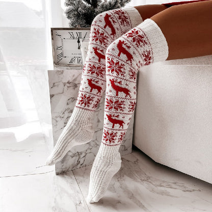 Chaussettes de Noël en Maille