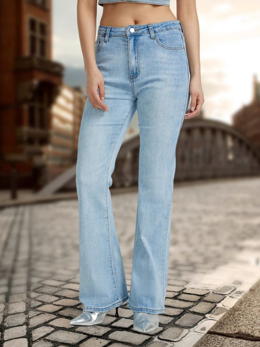 Rétro Taille à Pattes d'Eléphant