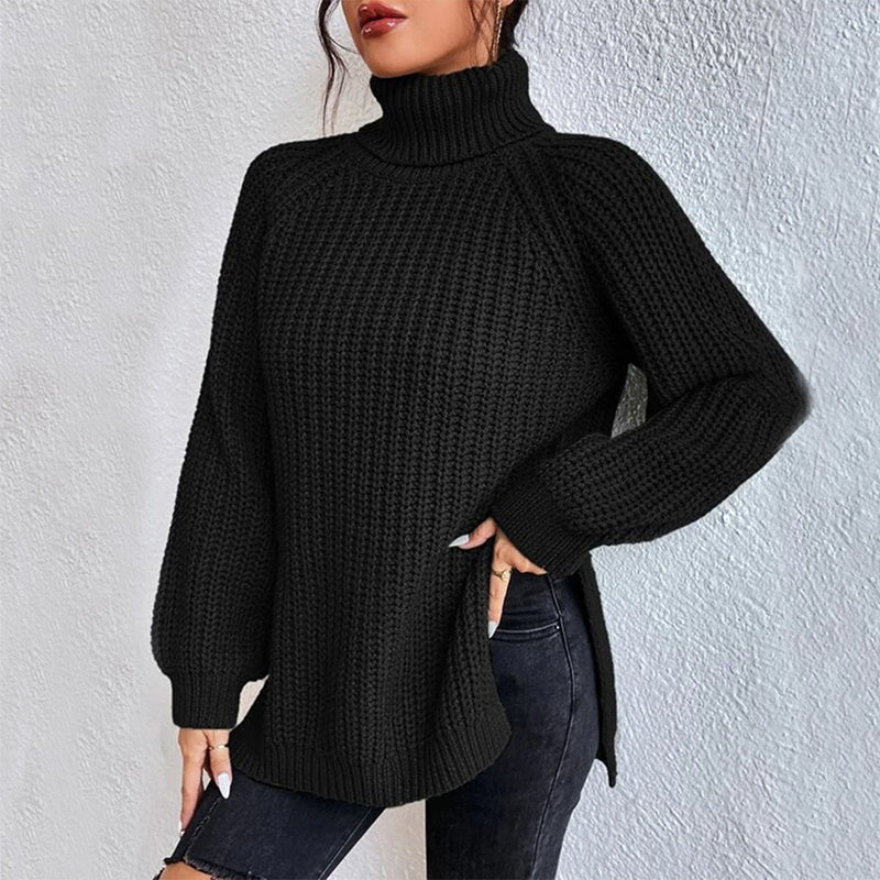 Pull en Laine Col Roulé