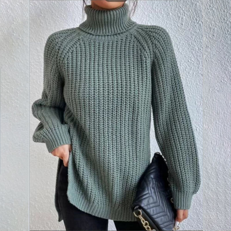 Pull en Laine Col Roulé