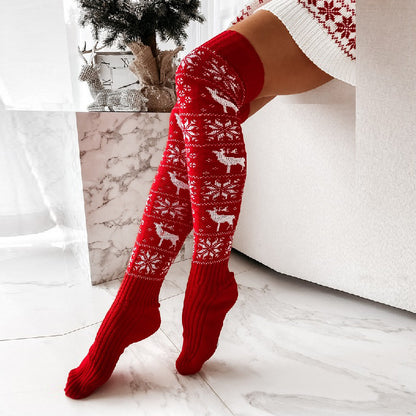 Chaussettes de Noël en Maille