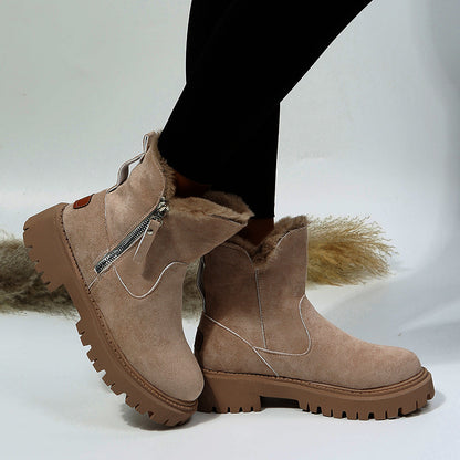 Bottes de Neige en Peluche